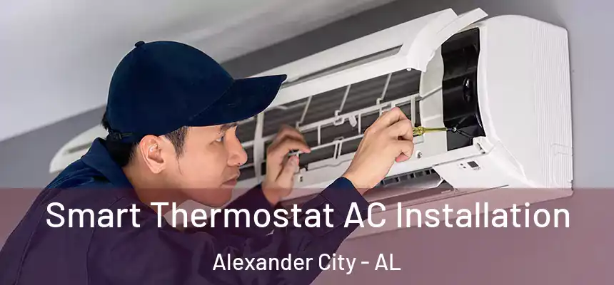  Smart Thermostat AC Installation Alexander City - AL